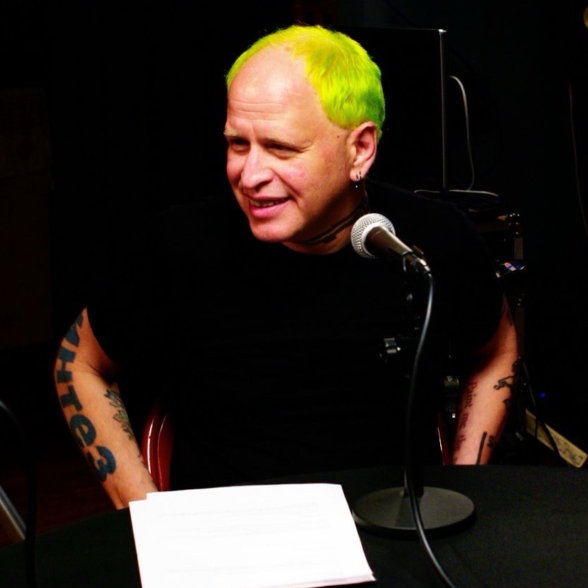 Bill Nobes mid-conversation in the House of Robot studio